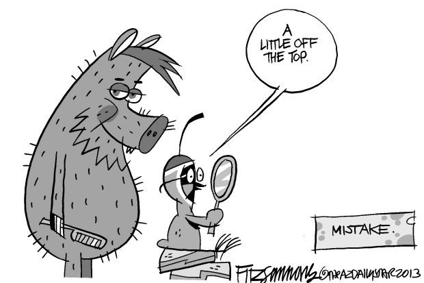 Fitz's last laugh: Mistake